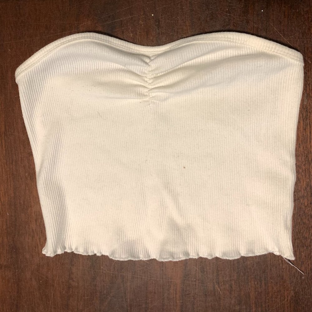 White Crop Top Pacsun XS